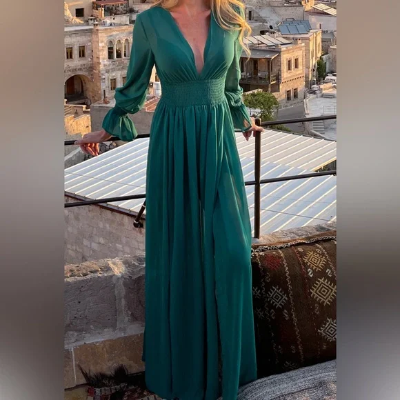 SHEIN Emerald Green Maxi Dress
Size XS - Picture 5 of 9